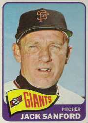 1965 Topps Baseball Cards      228     Jack Sanford
